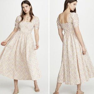 FREE PEOPLE "SHE'S A DREAM" MIDI DRESS